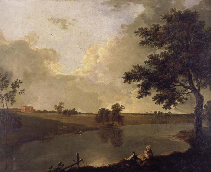 Richard  Wilson View of Tabley House,Cheshire China oil painting art